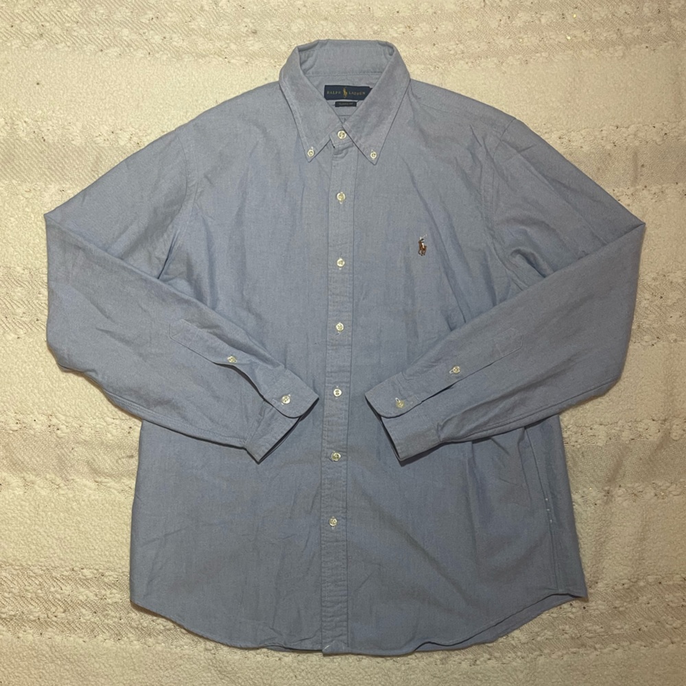 Ralph Lauren Men’s Blue Oxford Dress Shirt